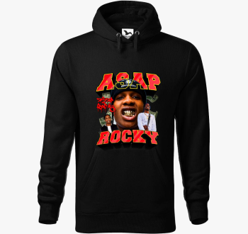 ASAP Rocky aranyfog pulover s kapuco