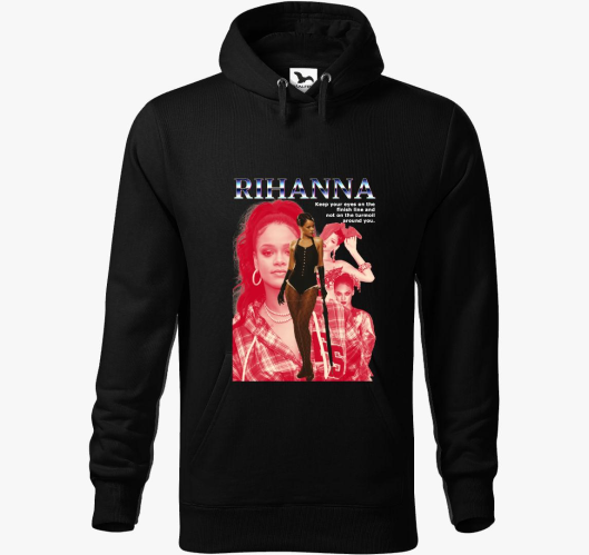 Rihanna pulover s kapuco