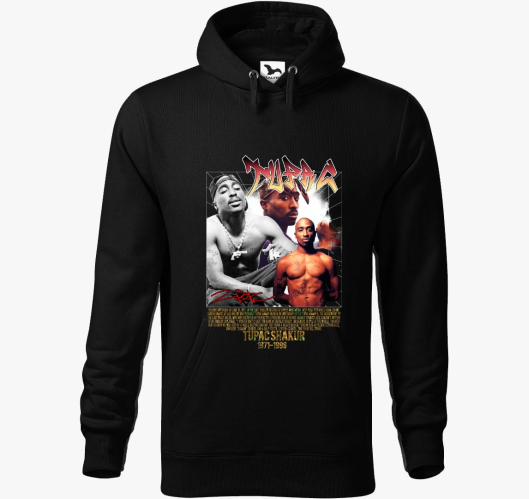Tupac pulover s kapuco