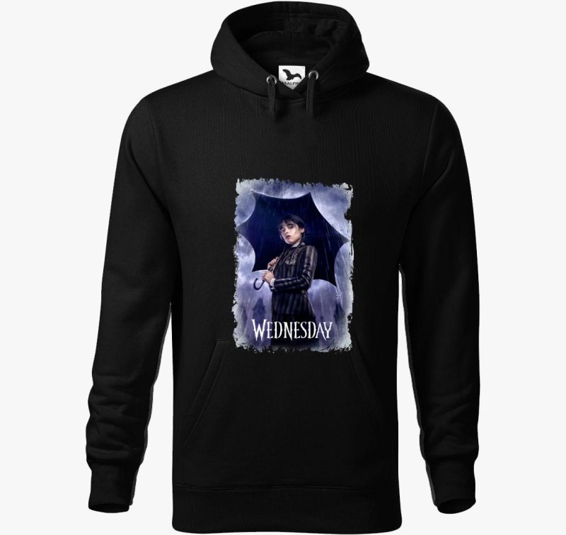 Wednesday Addams pulover s kapuco