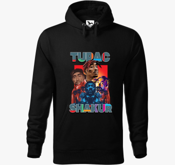Tupac Shakur Rapper pulover s kapuco