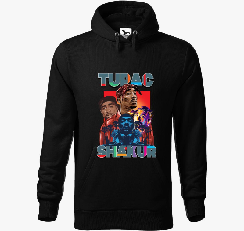 Tupac Shakur Rapper pulover s kapuco