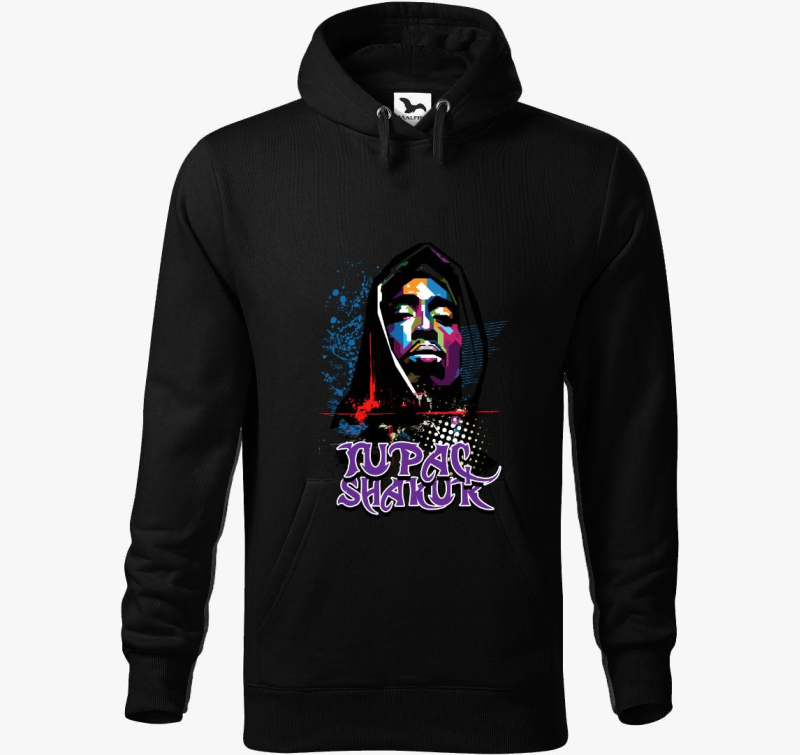Tupac Amaru Shakur pulover s kapuco