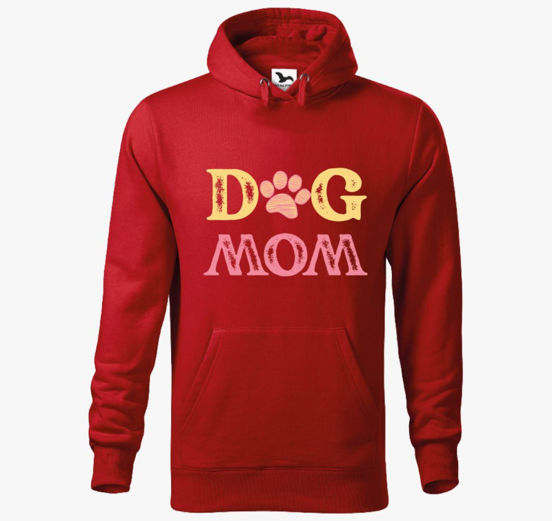 Dog Mom pulover s kapuco