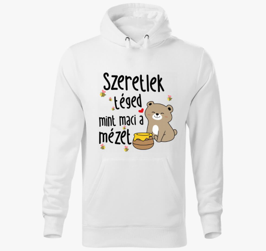 Ljubim te kot maci pulover s k...