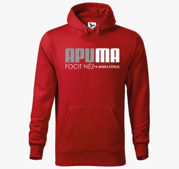 Apuma focis pulover s kapuco