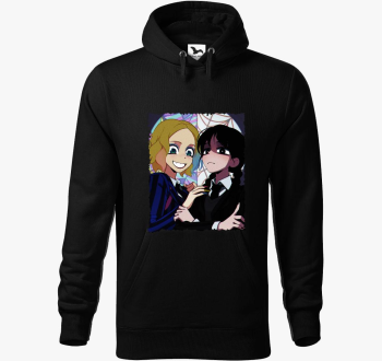 Wednesday minta pulover s kapuco