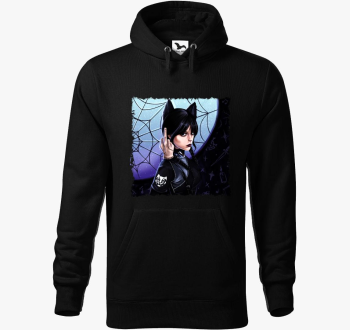 Wednesday - uniformis (Poe Kupa) pulover s kapuco