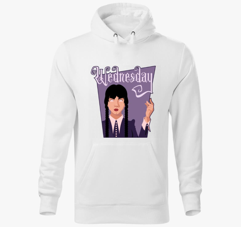 Wednesday Addams karakter pulover s kapuco