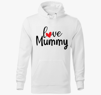 Love Mummy pulover s kapuco