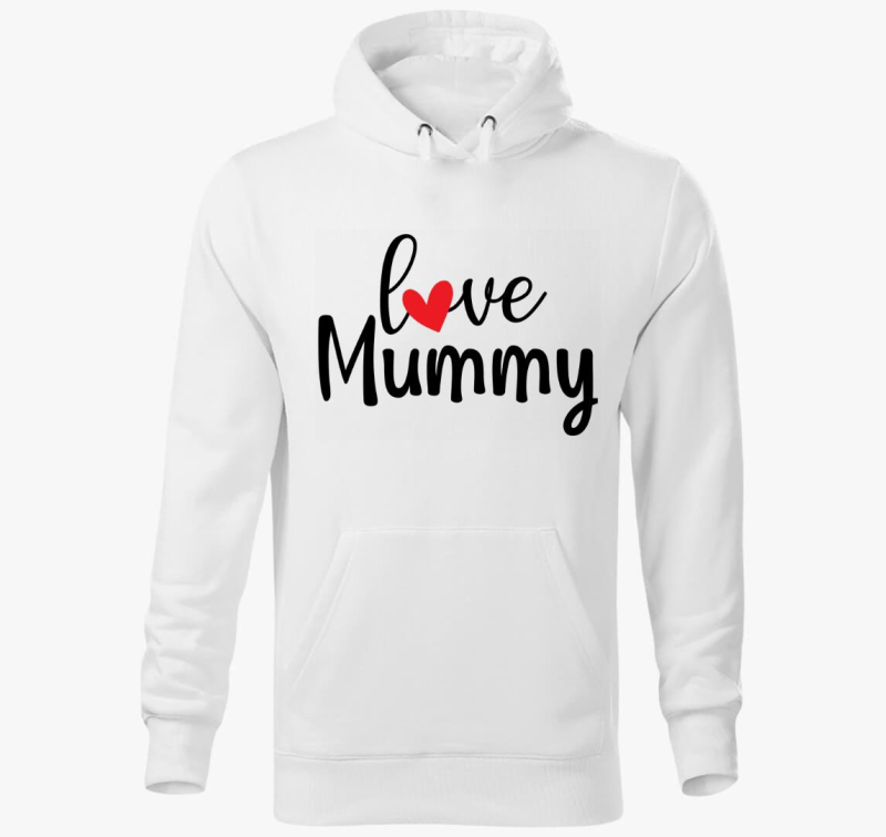 Love Mummy pulover s kapuco