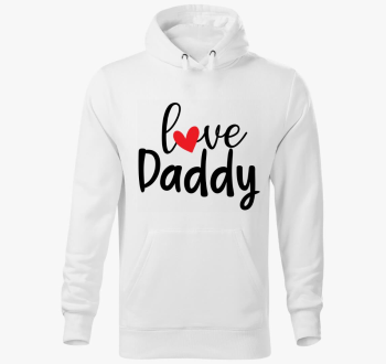 Love Daddy pulover s kapuco