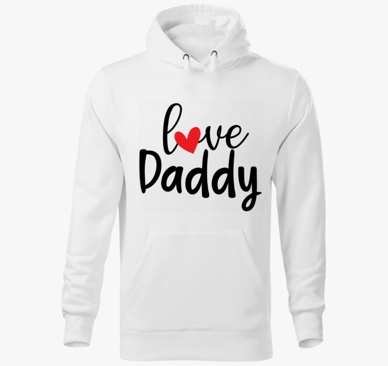 Love Daddy pulover s kapuco