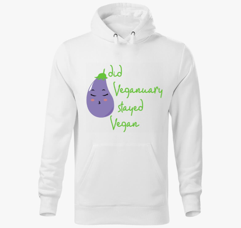 Did Veganuary (zelena pulover s kapuco