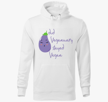 Did Veganuary (vijolična pulover s kapuco