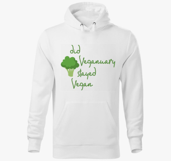 Did Veganuary brokkolis (zelena pulover s kapuco