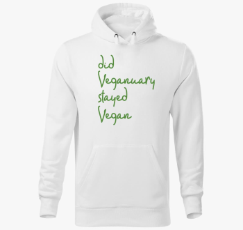 Did Veganuary zelena pulover s kapuco