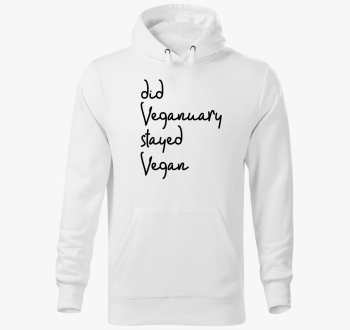 Did Veganuary pulover s kapuco