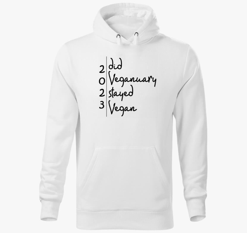 Did Veganuary 2023 pulover s kapuco