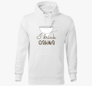 I drink Qahwa - pulover s kapuco