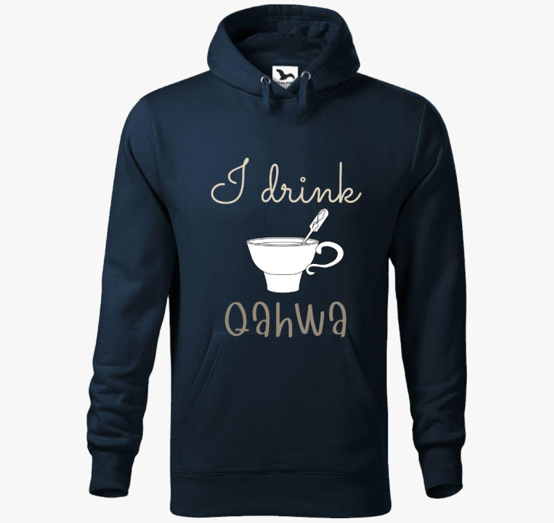I drink Qahwa - pulover s kapuco