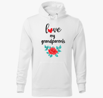 Love my Grandparents pulover s kapuco