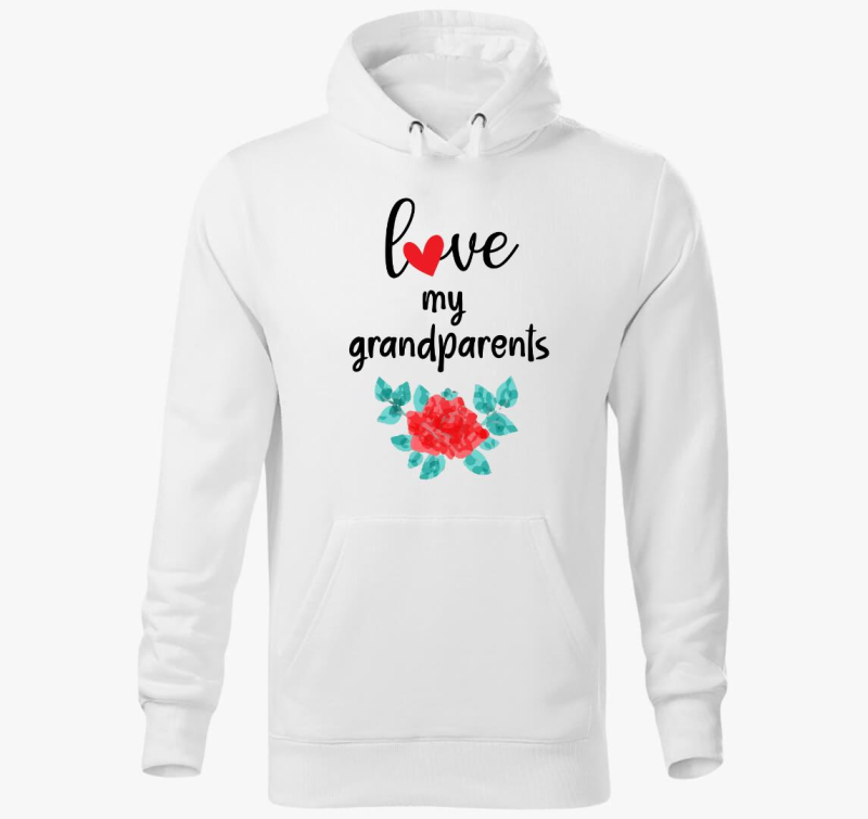 Love my Grandparents pulover s kapuco