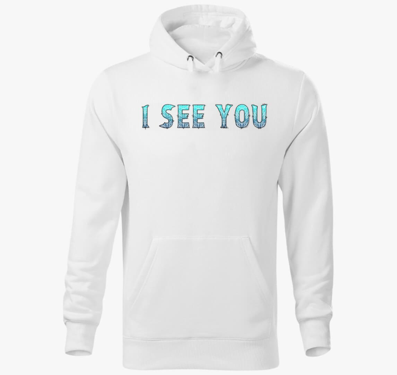 I see You (modra pulover s kapuco