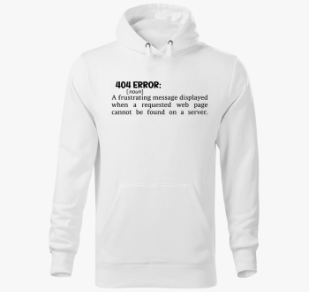 404 Error Dictionary pulover s kapuco