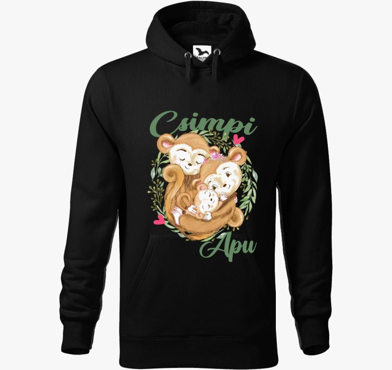 Csimpi Apu pulover s kapuco