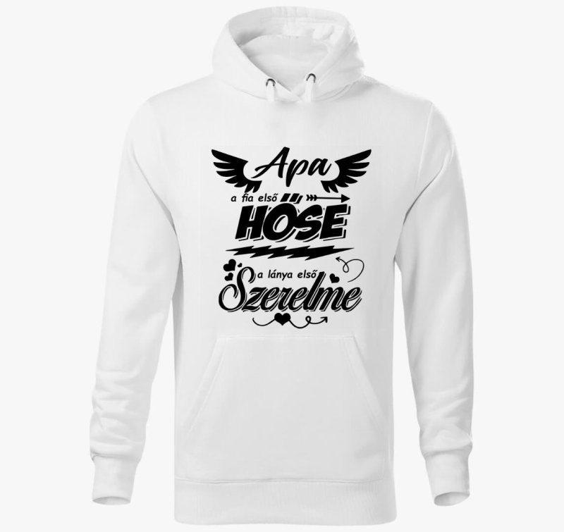 Oče fia szerelme pulover s kapuco
