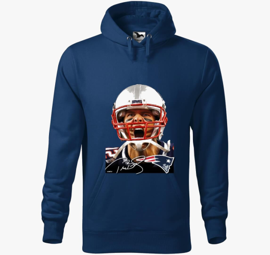 Tom Brady pulover s kapuco
