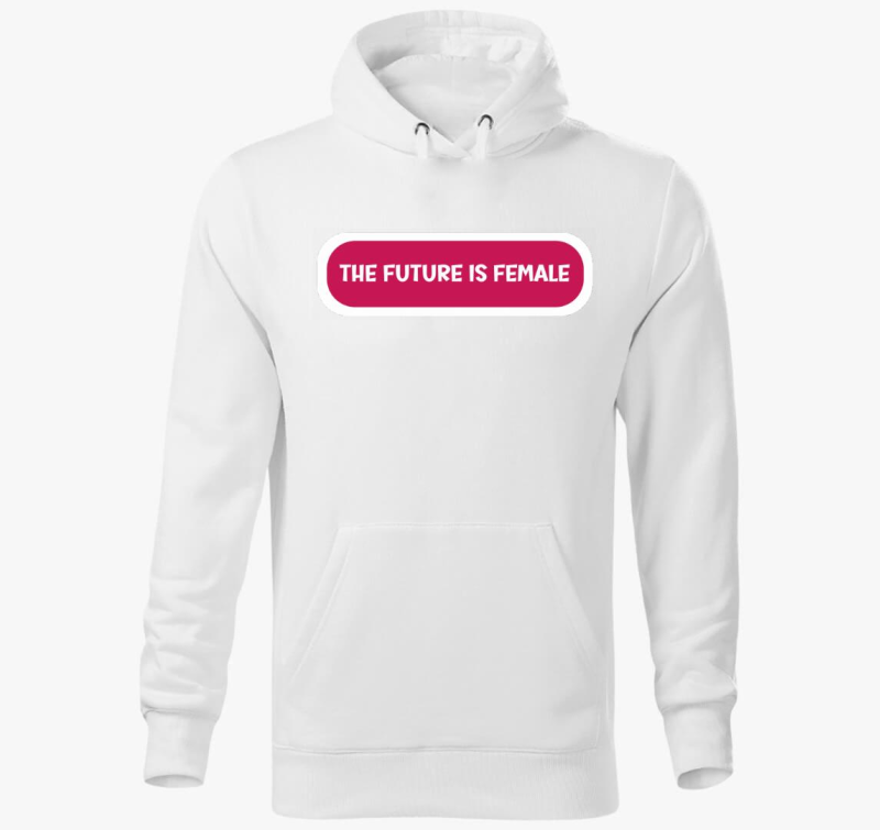 Future is female pink pulover s kapuco