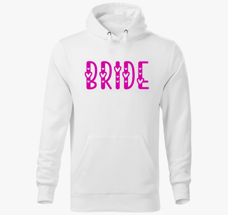 Bride pink pulover s kapuco