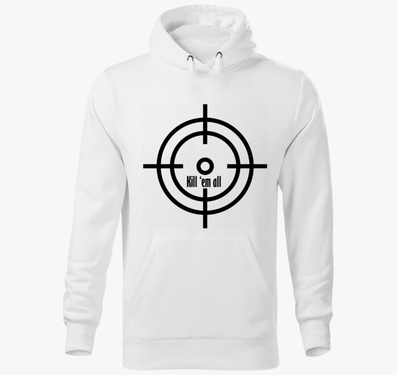 Kill em all pulover s kapuco