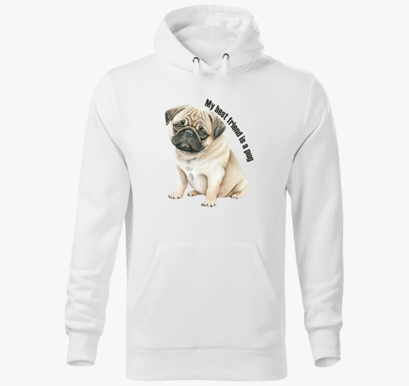 My best friend is pug pulover s kapuco