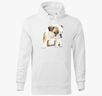 Angol bulldog pulover s kapuco