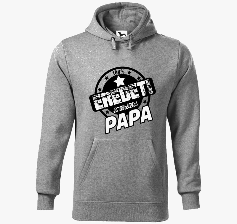 Papa pulover s kapuco