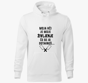 moje življenje ha kezed felbontalak pulover s kapuco