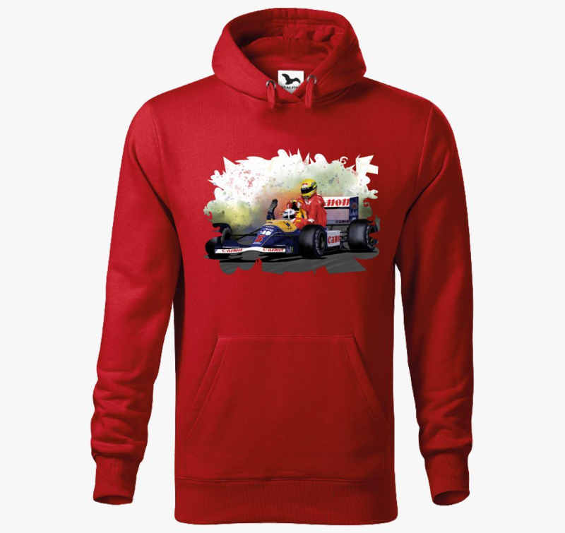 Mansell in Senna pulover s kapuco