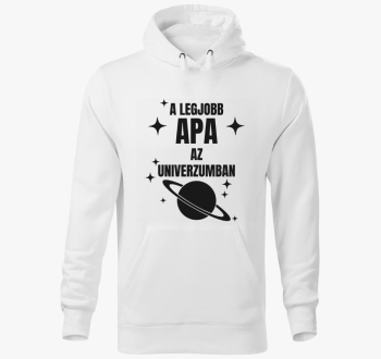 legjobb oče univerzumban pulover s kapuco