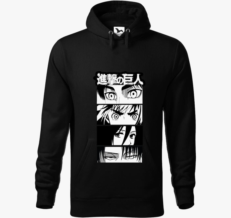 Attack on Titan csapat felirat pulover s kapuco