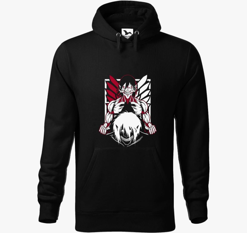 Attack on Titan Eren Yeager pulover s kapuco