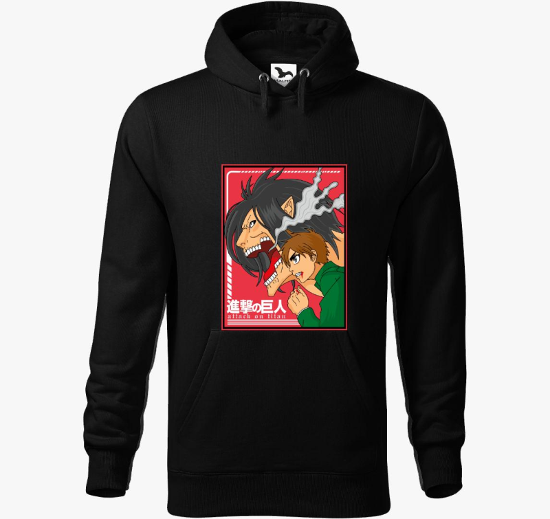 Attack on Titan Eren Yeager pulover s kapuco