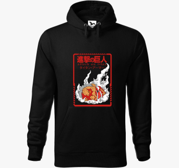 Attack on Titan - Elesett pulover s kapuco