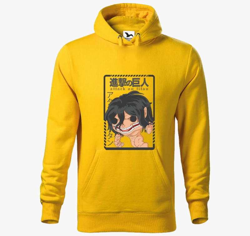 Attack on Titan - Eren Yeager Chibi pulover s kapuco