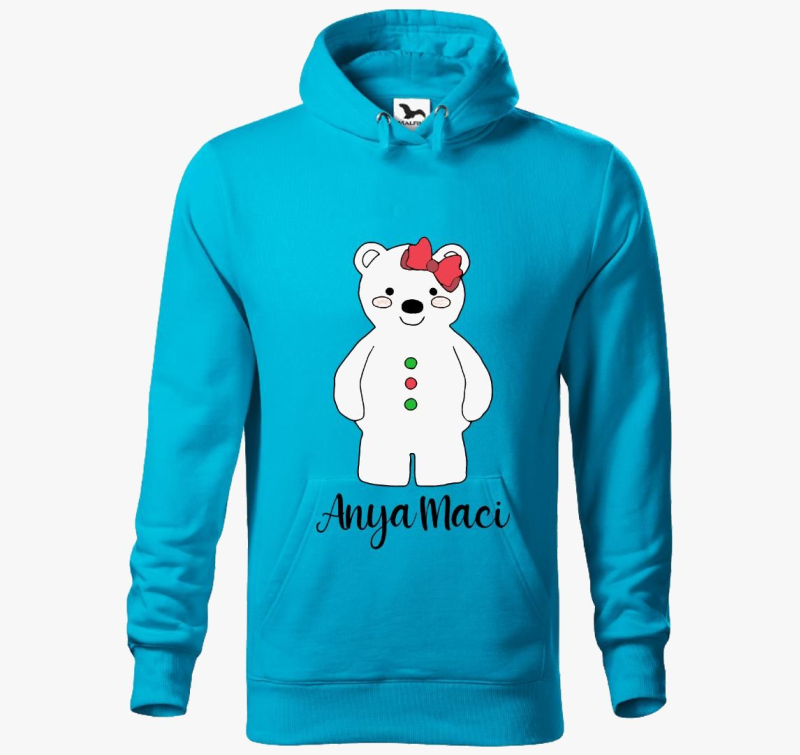 Mama maci pulover s kapuco