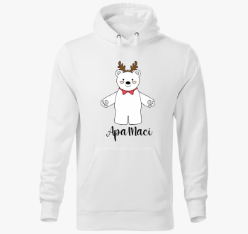 Oče maci pulover s kapuco