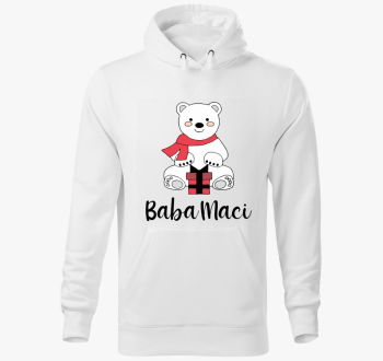 Baba maci pulover s kapuco