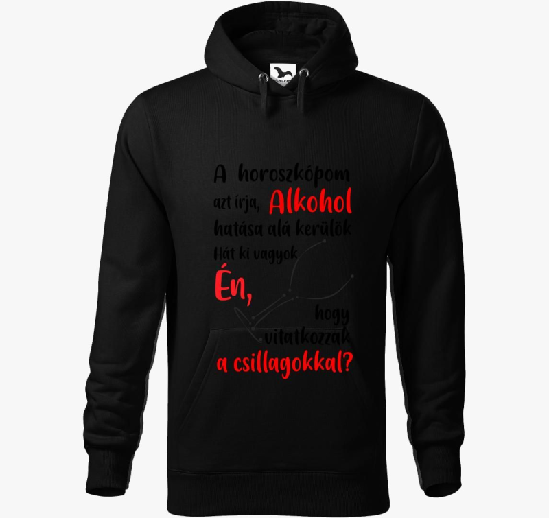 Alkohol pulover s kapuco